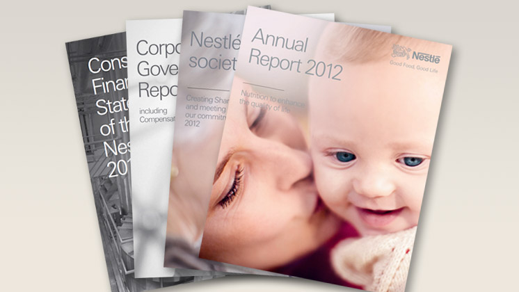 Nestlé S.A publie son rapport annuel 2012<br>
