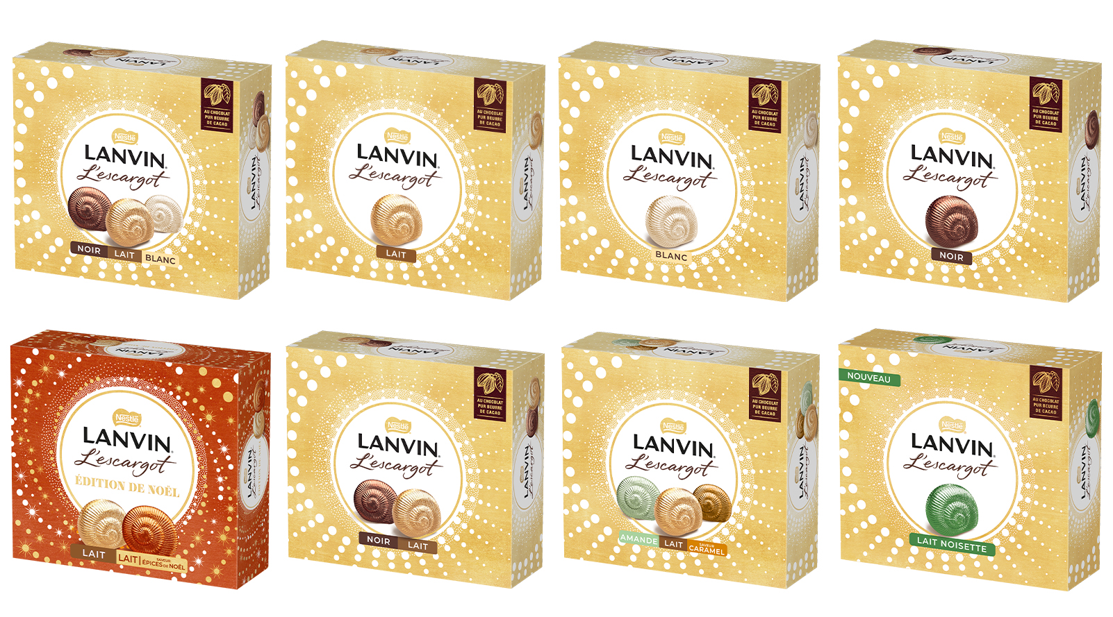 Pacs Coffrets Lanvin L'escargot 2025