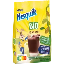 Nesquik Bio, ingrédients 100% d'origines Naturelle