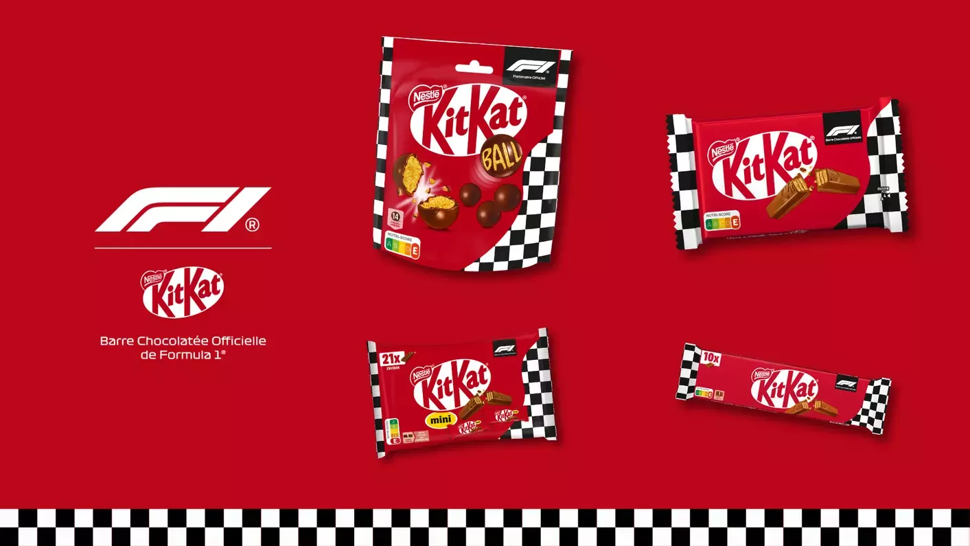 Gamme complète KitKat® X Formula 1®