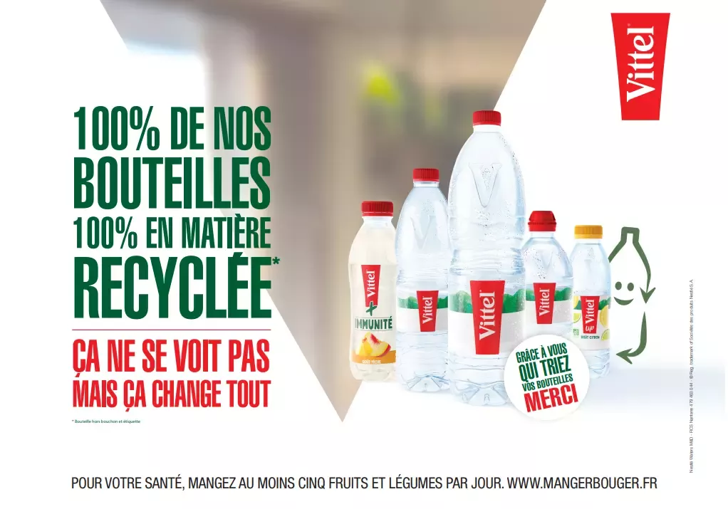 vittel 100% rPET