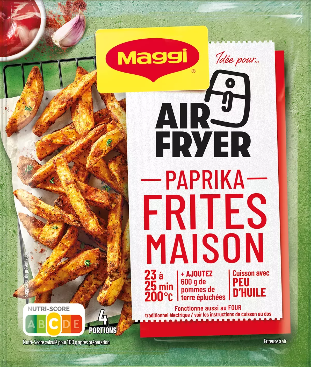 Maggi - airfryer paprika frites
