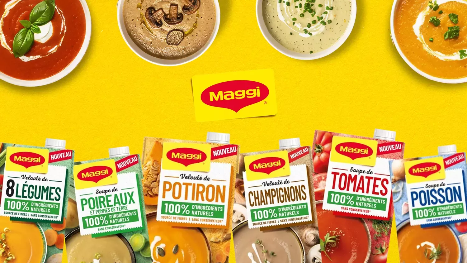 les 5 soupes MAGGI