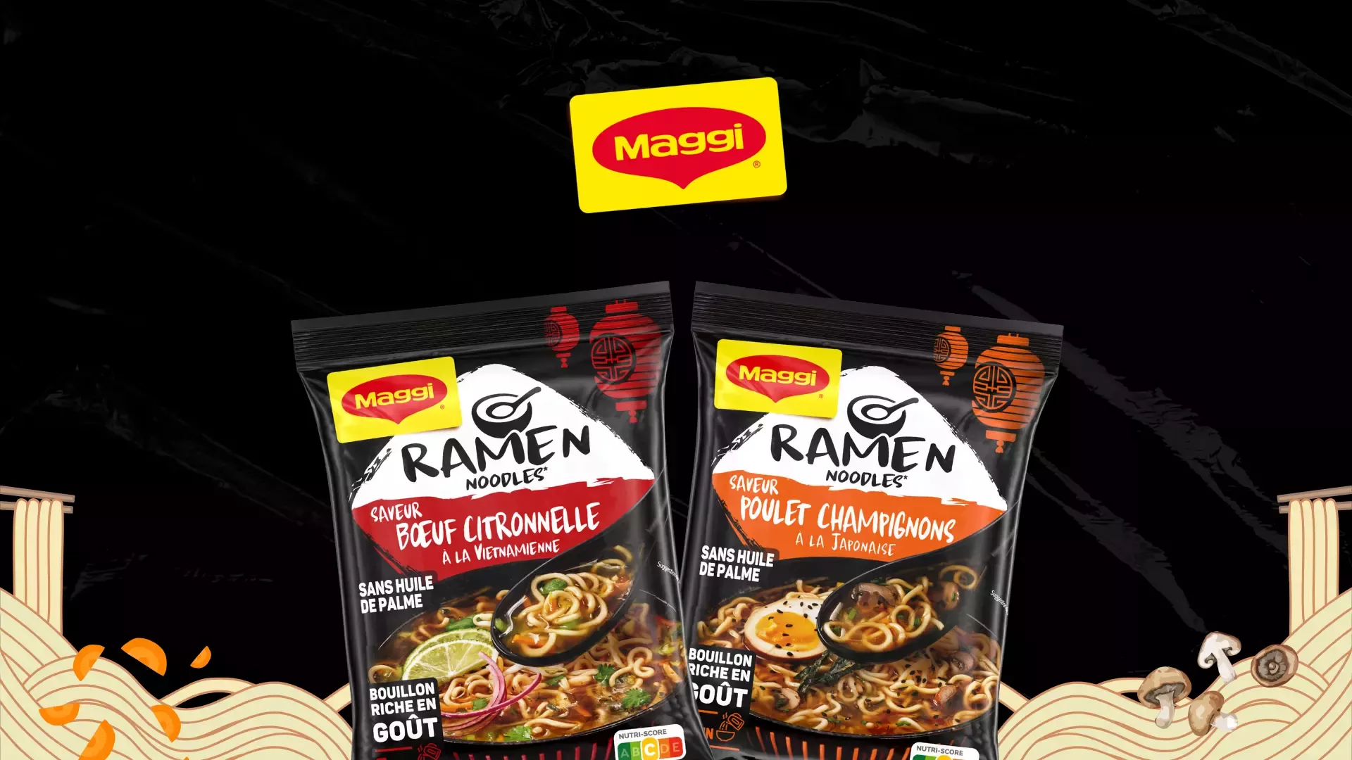 Packshots des nouveautés MAGGI®