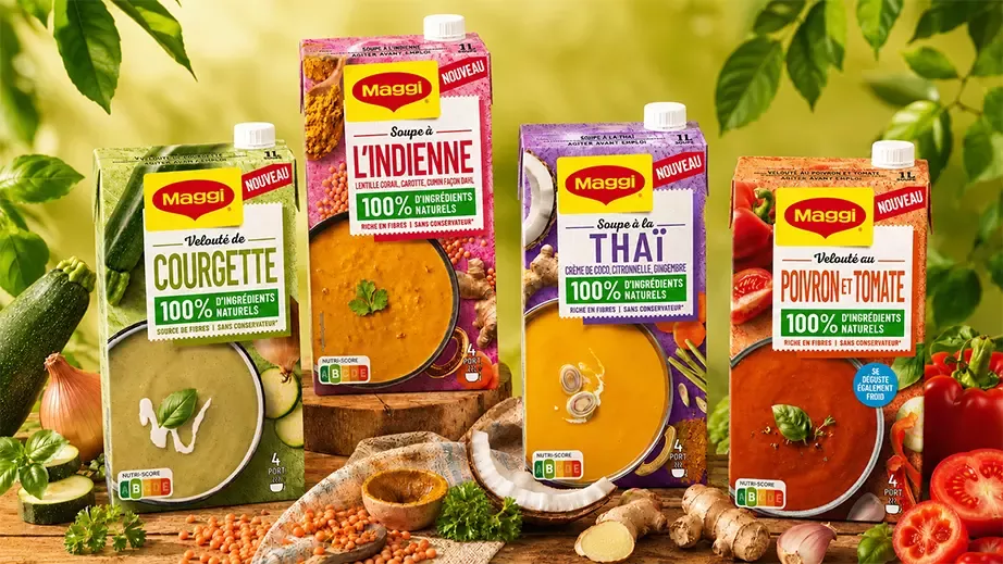 Quatre nouvelles soupes Maggi