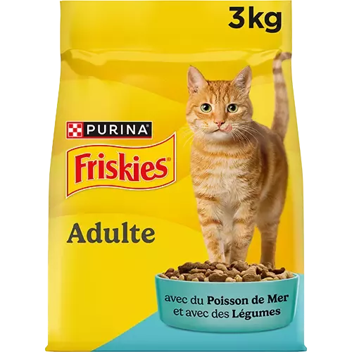 Friskies Chat Adulte Poisson de Mer Légumes 3kg
