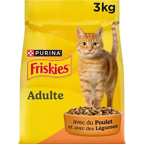 Friskies Chat Adulte Poulet Légumes 3kg
