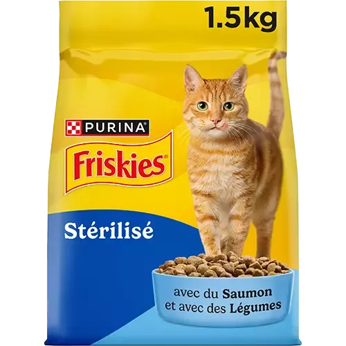 Friskies Chat Stérilisé Saumon Légumes