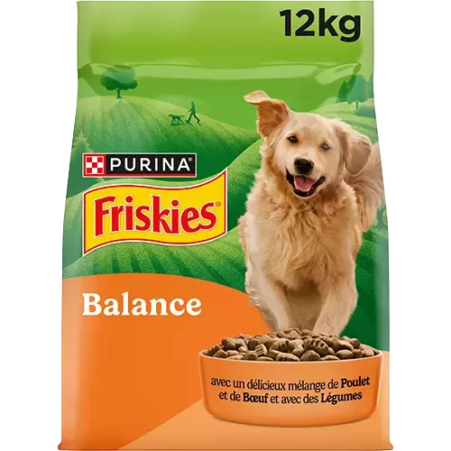 Friskies® Balance - Croquettes équilibrées pour chien au poulet et au boeuf​