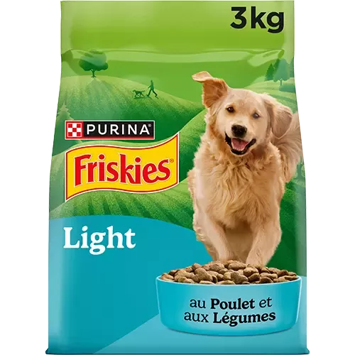 Friskies® Light - Croquettes allégées au poulet pour chien en surpoids​